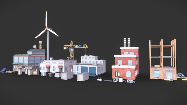 ISOLAND - Industrial 3D Model