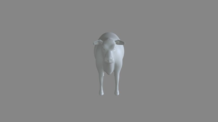 Cattle No Skin 3D Model