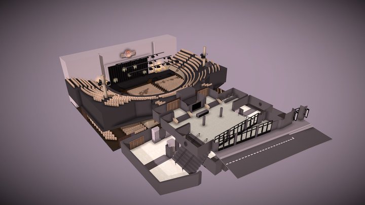 R-1_Théâtre_Maison de la Mutualité 3D Model