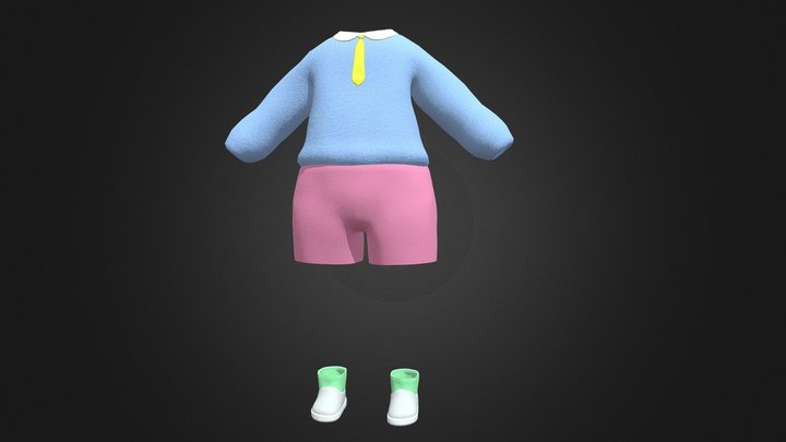 Childrens Outfit – Modello 3D gratuito STL