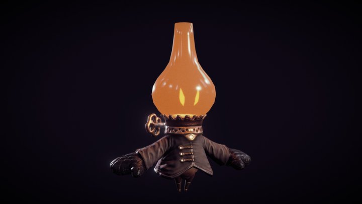 Dead Flame protagonist 3D Model