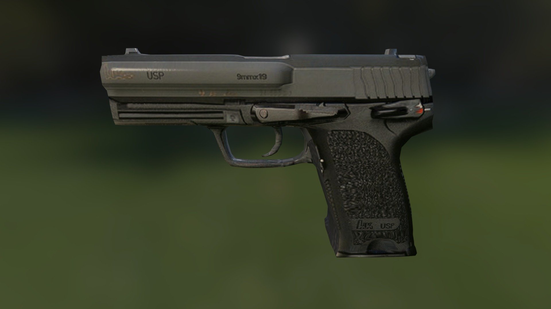 Gun U S P 9mm - 3D model by cbarreraa93 [ab72ff2] - Sketchfab
