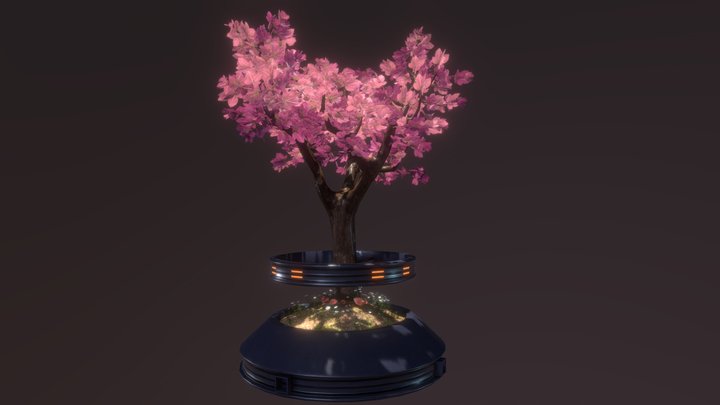 Tree in a Laboratory 3D Model