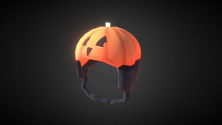 Halloween Soccer Helmet 3D Model