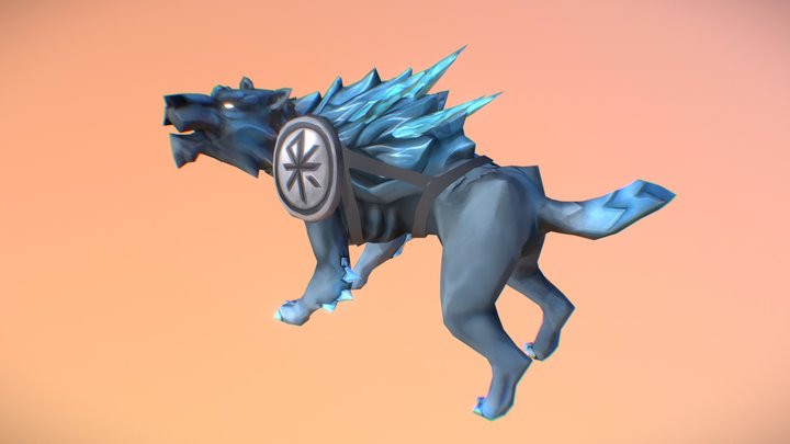 Hunting dog "Inglorious" 3D Model