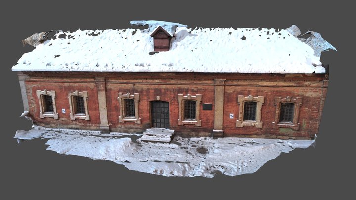 brick house 3D Model