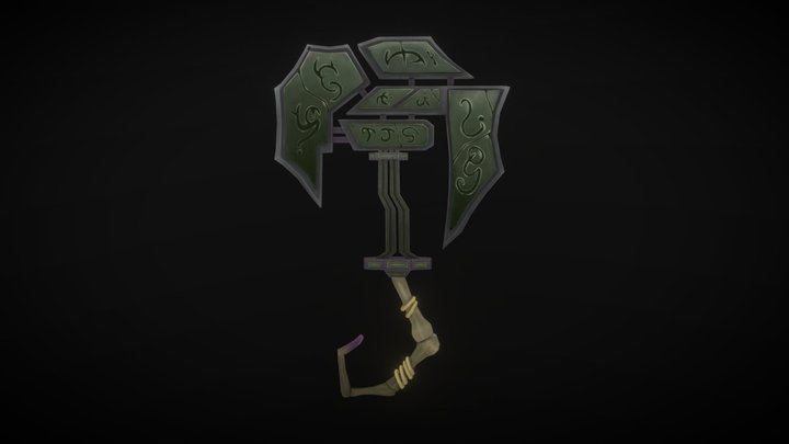 Marrowgar's Beckoning Finger - WeaponCraft 3D Model