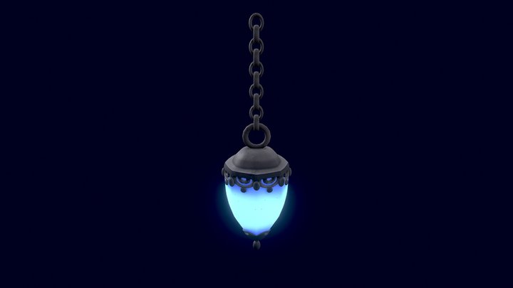 Stylized Lamp 3D Model