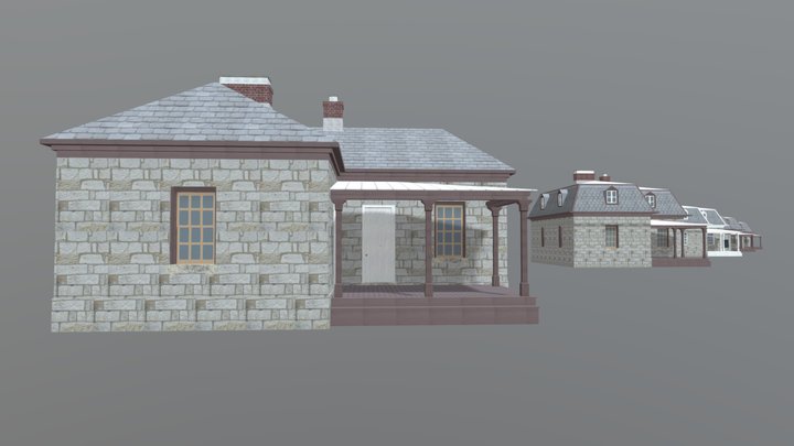 National Cemetery Lodge - Chronology 3D Model