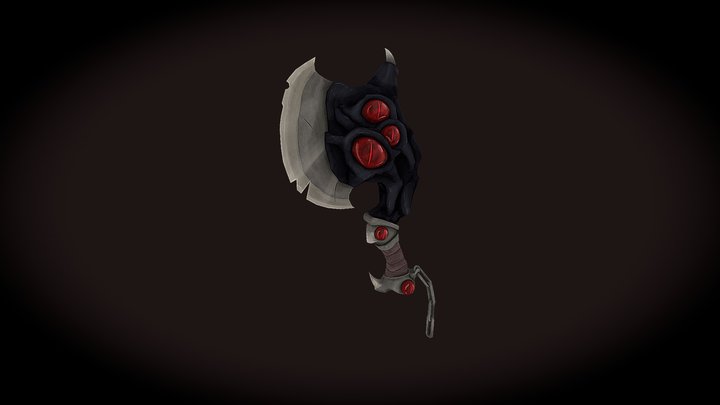 [Student Work] Demonic Weapon 3D Model