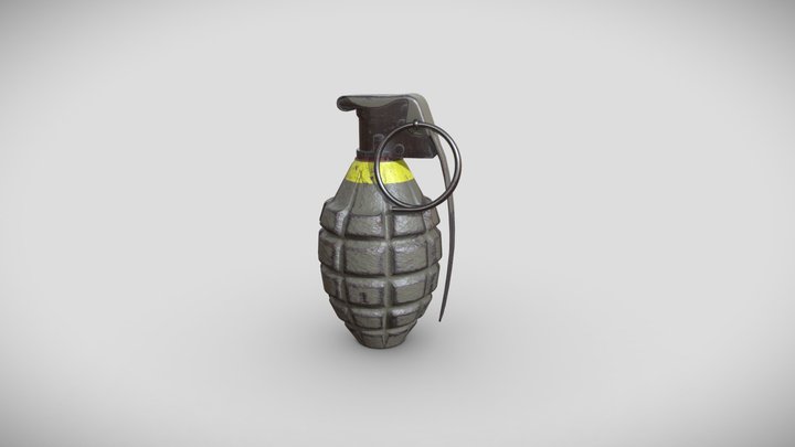 Grenade MK2 3D Model