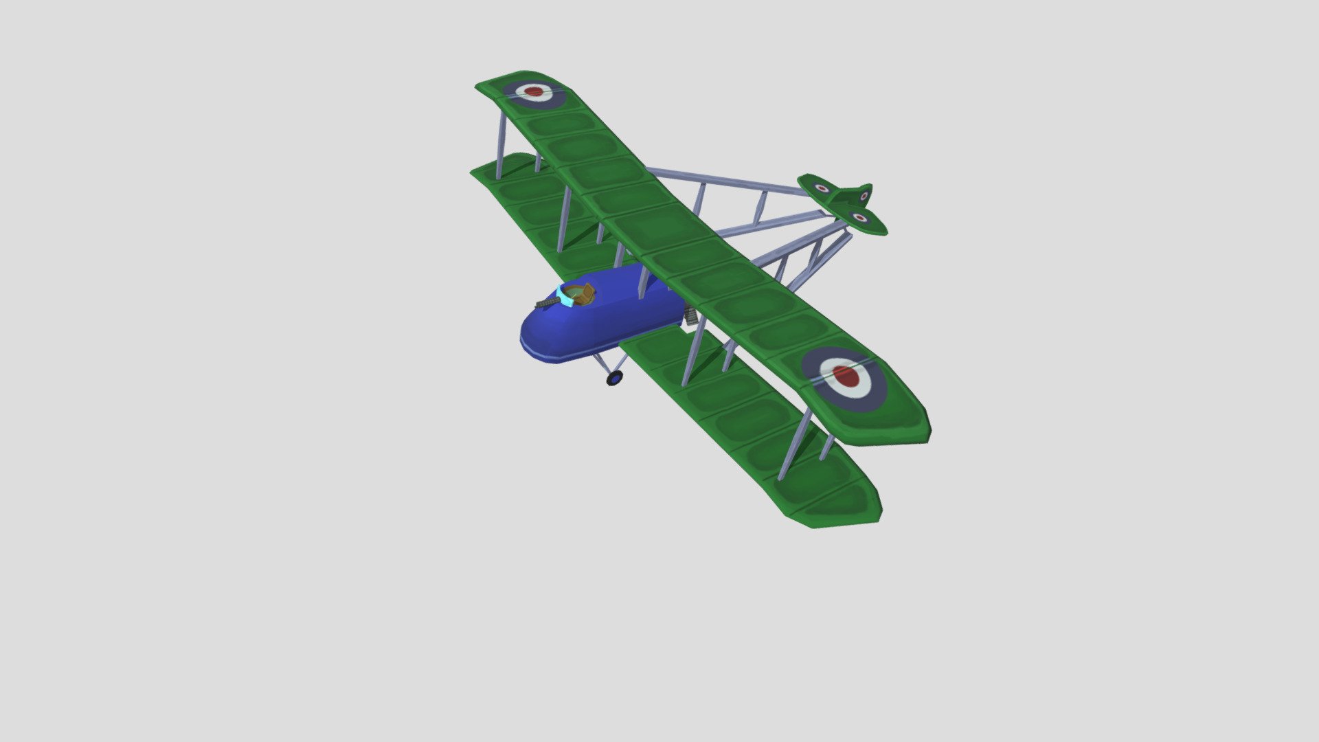 Flying Circus DH 2 — Sketchfab embed 3D viewer