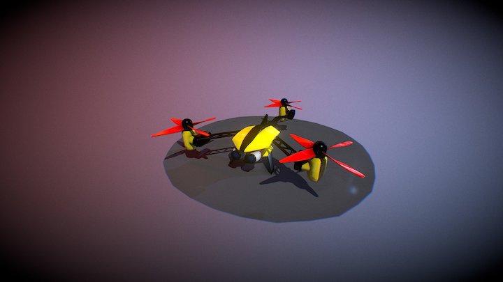 Small Copter 3D Model