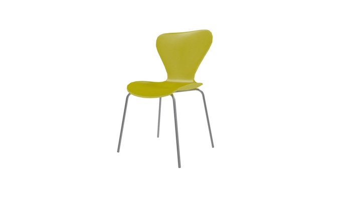 Yellow Chair 3D Model