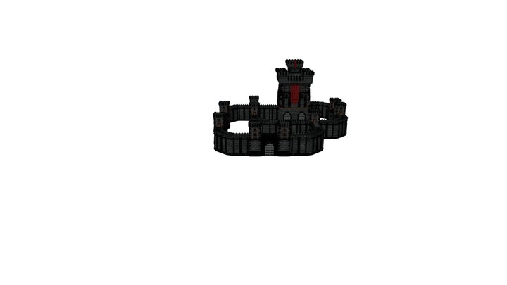 full castle UV test 1 3D Model