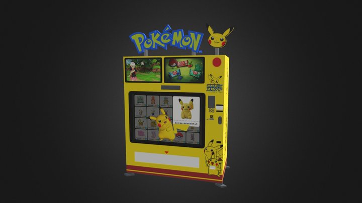 Pokemon Stand 3D Model