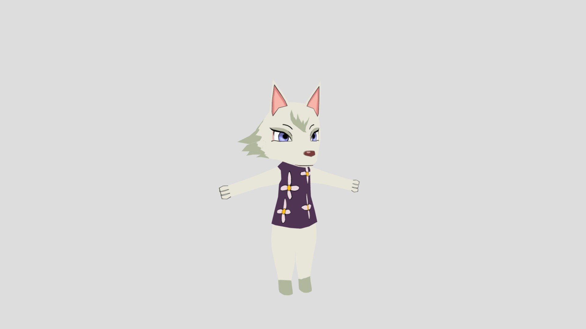 Whitney from animal crossing - Download Free 3D model by   (@johnmodels) [ab78179]