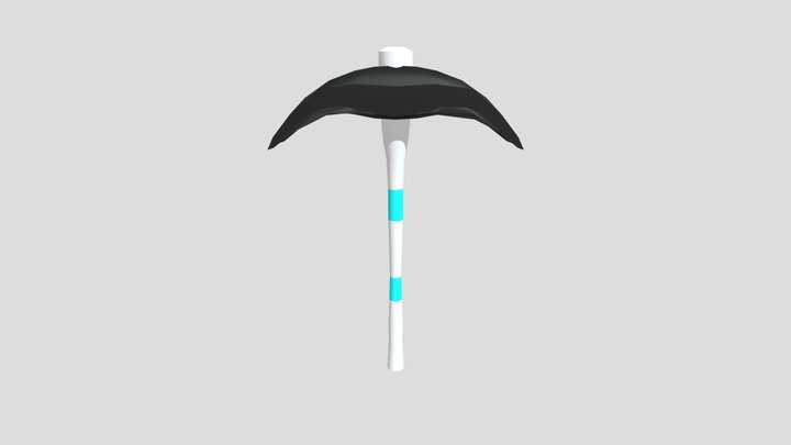 Pickaxe Untextured 3D Model