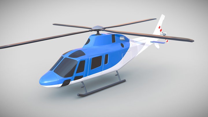 Agusta westland Koala AW119 helicopter 3D Model