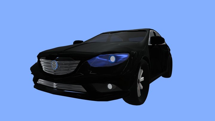 Mazda 6 GJ wagon 2018 3D-Modell - Herunterladen Fahrzeuge on