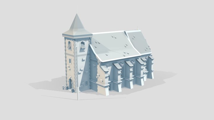 Small church of Eygelshoven 3D Model