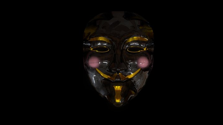 Anonymous Mask 3D Model
