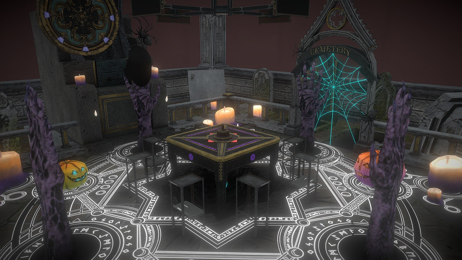 Devil's Roulette - Graveyard - Download Free 3D model by Romeo rios vr ...