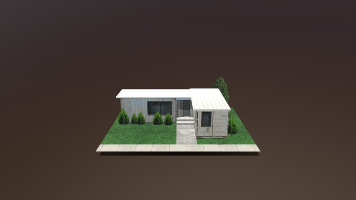 Container Home Model 3D Model