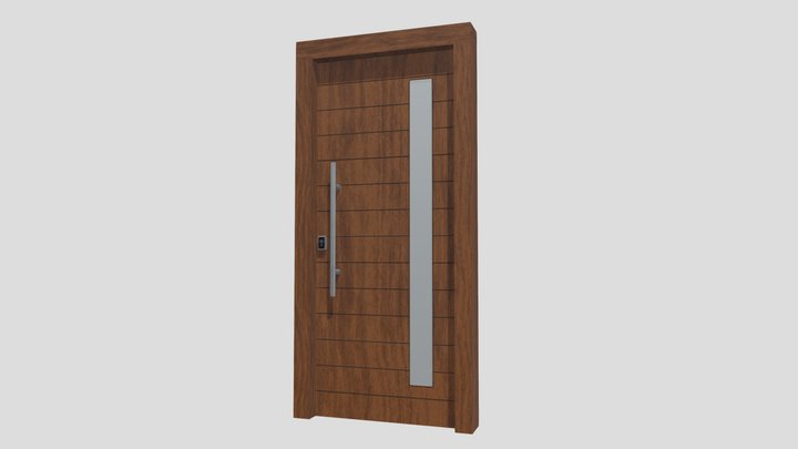 Door with Cardreader 3D Model