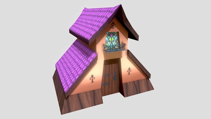 An archery clubhouse 3D Model