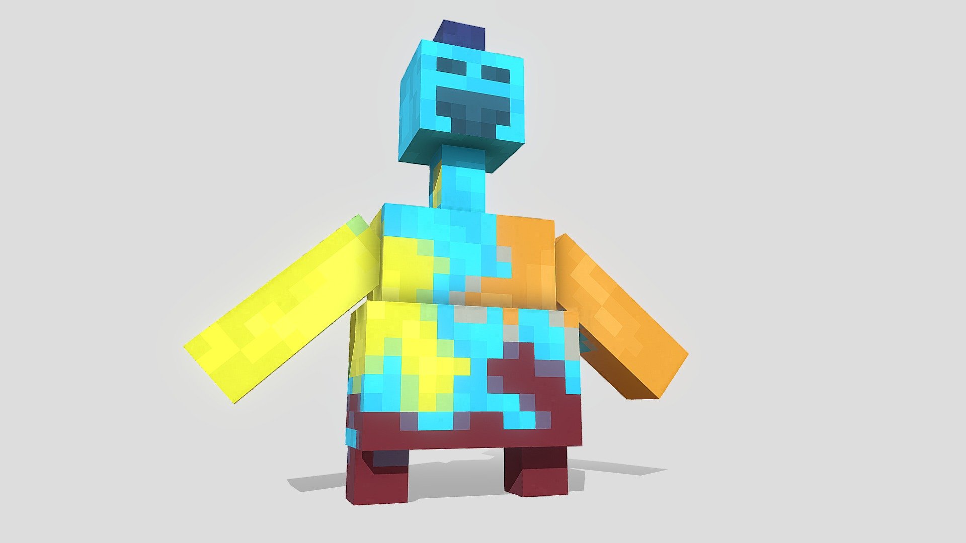 Minecraft Doey the doughman - Download Free 3D model by Chiky g
