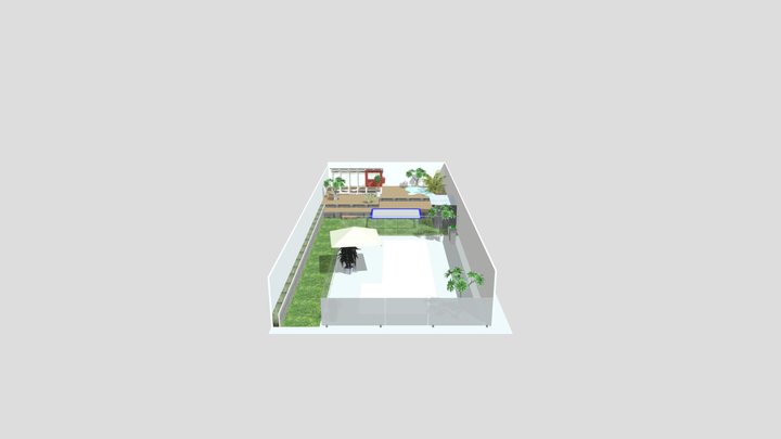 Backyard Model 3D Model