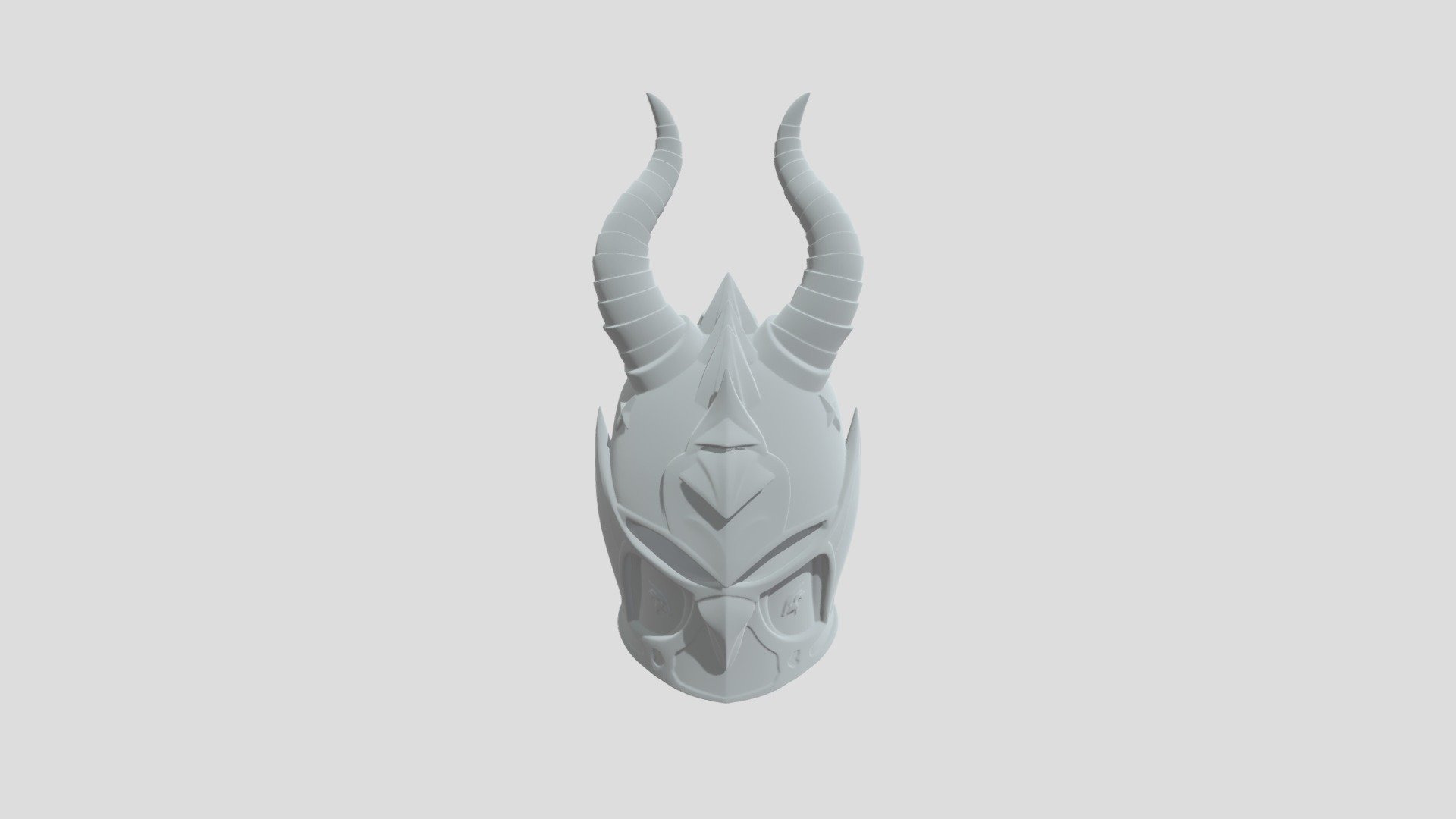 Horned Warrior Helmet - 3D model by freefurry83 [ab82f66] - Sketchfab