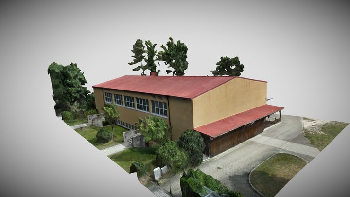 3D Alte Turnhalle Georgensgmünd 3D Model