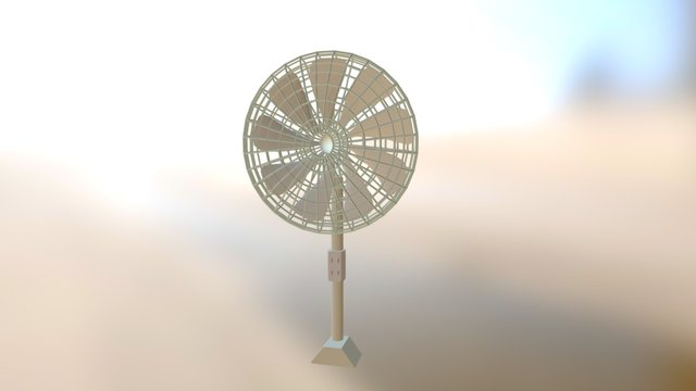 Ventilador (Wirframe) 3D Model