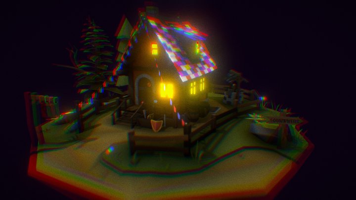 Medieval Fantasy Tavern 2 gingerbread 3D Model