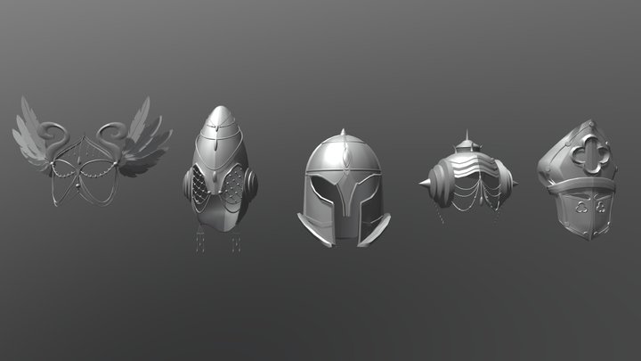 Hoofddeksels 3D Model