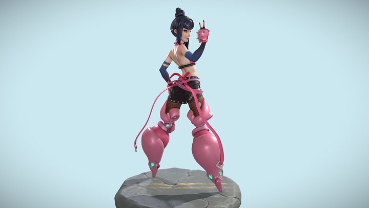 Hor@ngi - Stylized Character 3D Model