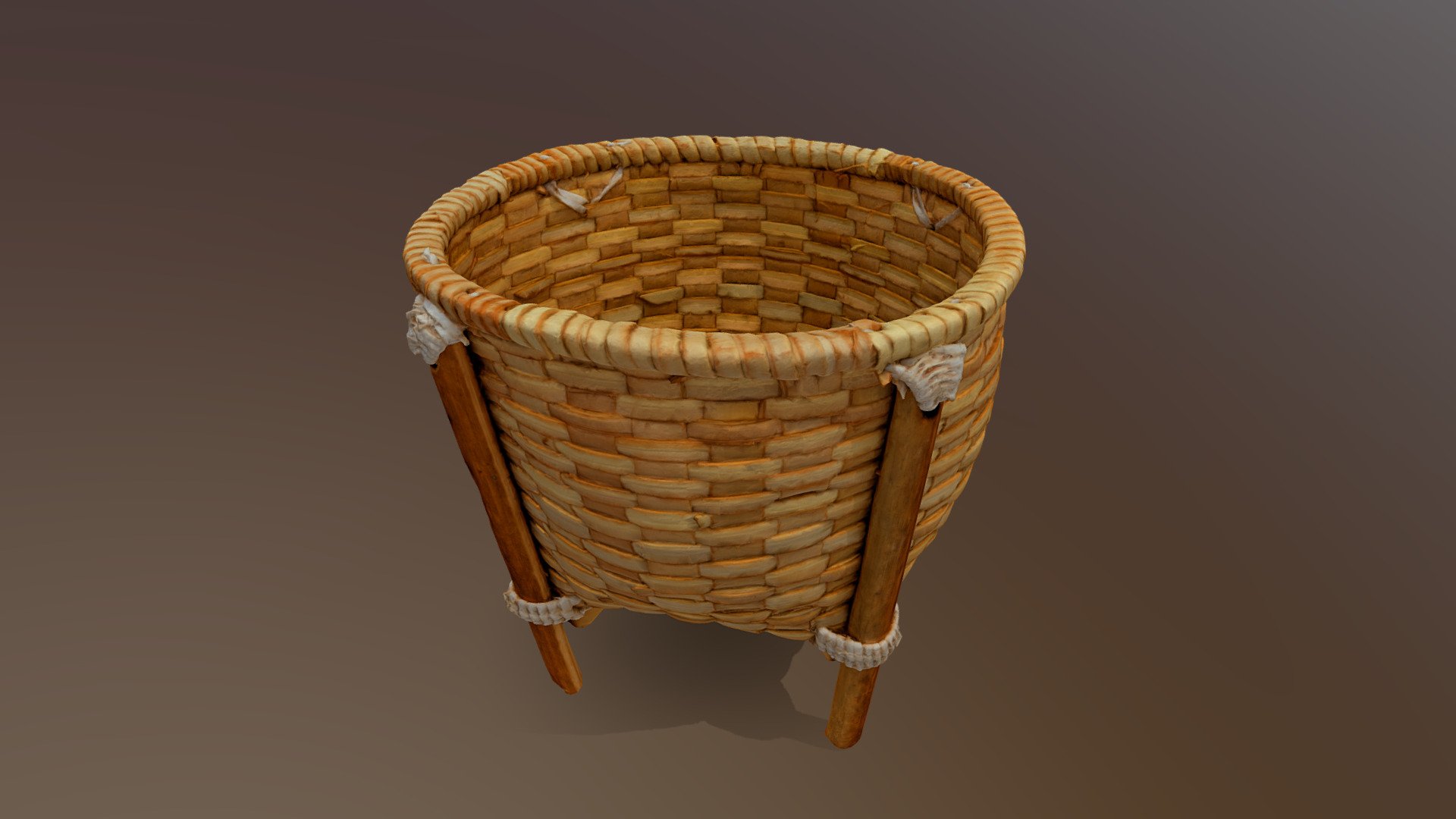 african rattan basket - Buy Royalty Free 3D model by Specimen 3D ...
