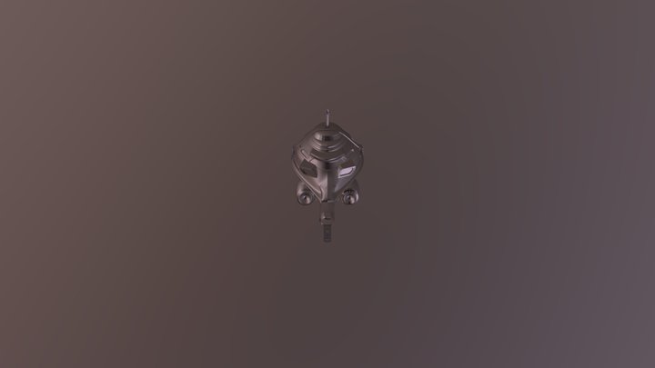 Axiom Space Ship 3D Model