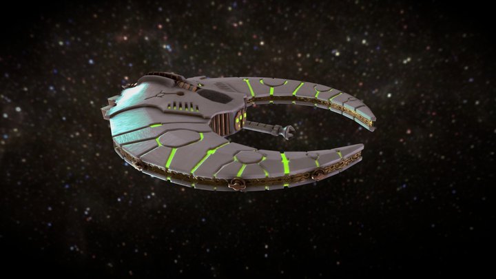 Necron NightScythe V2 3D Model