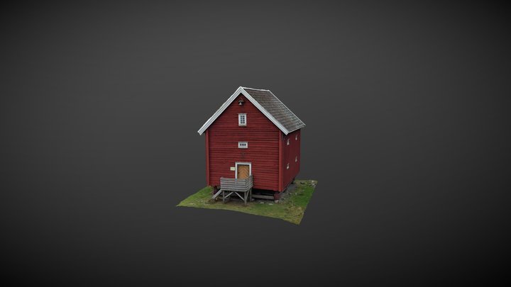 Våle prestegård stabbur / storehouse 3D Model