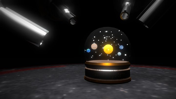 It’s like a ball, and inside our solar system 3D Model