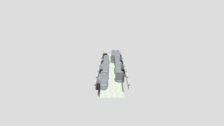 GulfstreamG550_Interior_V002 3D Model