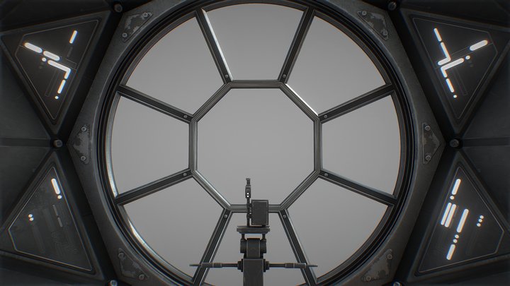 Tie Fighter Cockpit 3D Model