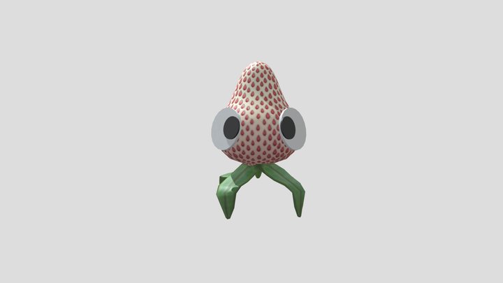White Strabby 3D Model