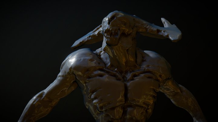 Demon - 3D printable 3D Model