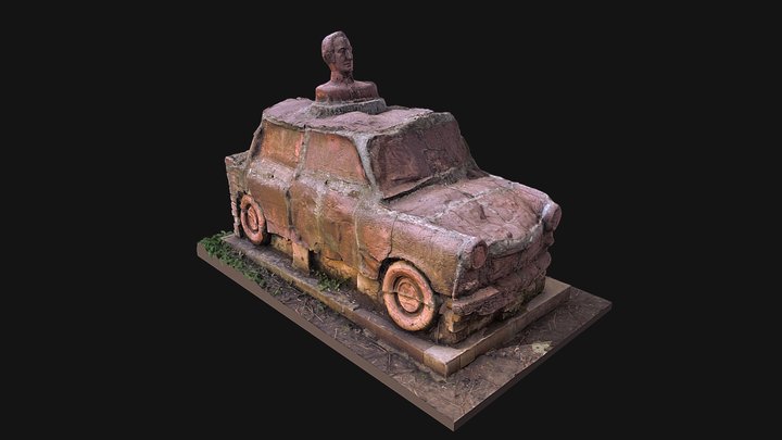 1963 Trabant Sculpture 3D Model