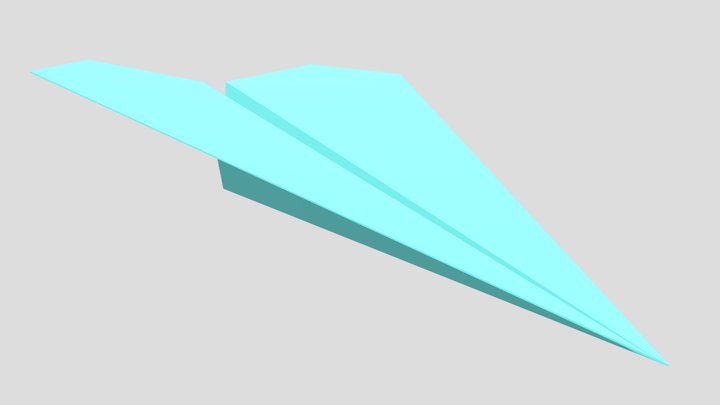 Simple Paper Plane – Modello 3D gratuito STL