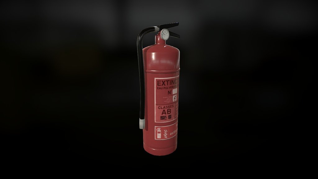 Fire Extinguisher - 3D model by Dreadforge Studios (@dreadforge ...